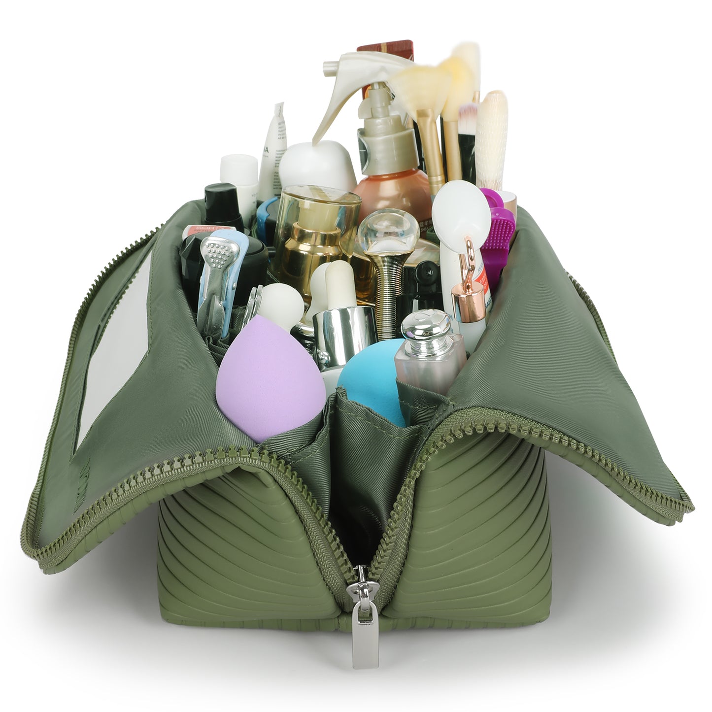 The Everyday Travel Makeup Bag – Sage