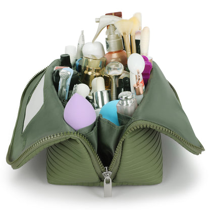 The Everyday Travel Makeup Bag – Sage